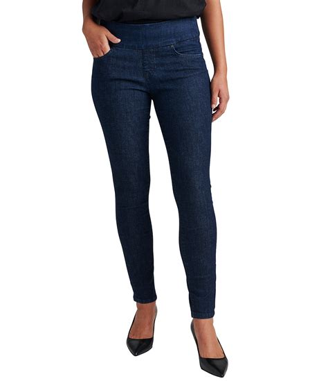 JAG Jeans Women's Nora Mid Rise Skinny Pull.